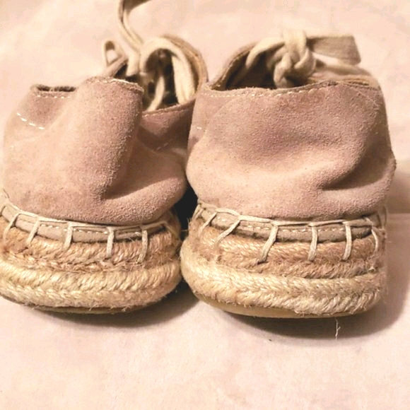 ZARA TRAFALUC ESPADRILLES BEIGE SZ 7 - Picture 2 of 8